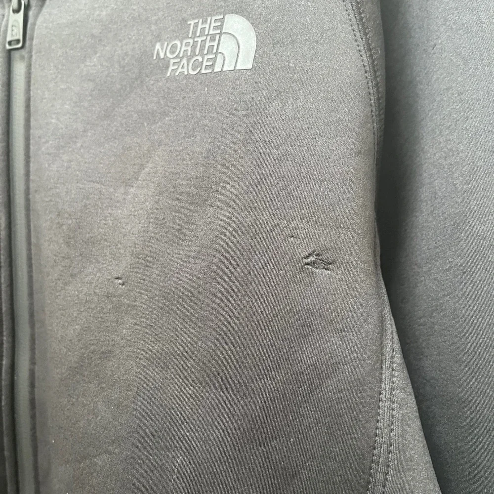The North Face Mens Black Full Zip Neoprene Style Technical Hoodie L Gorpcore